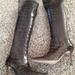 Vanessa Noel Boots - GENUINE STRETCH ALLIGATOR!!  COUTURE